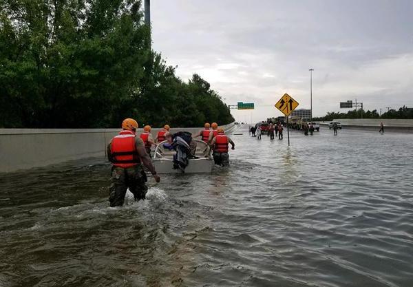 哈维飓风洪水